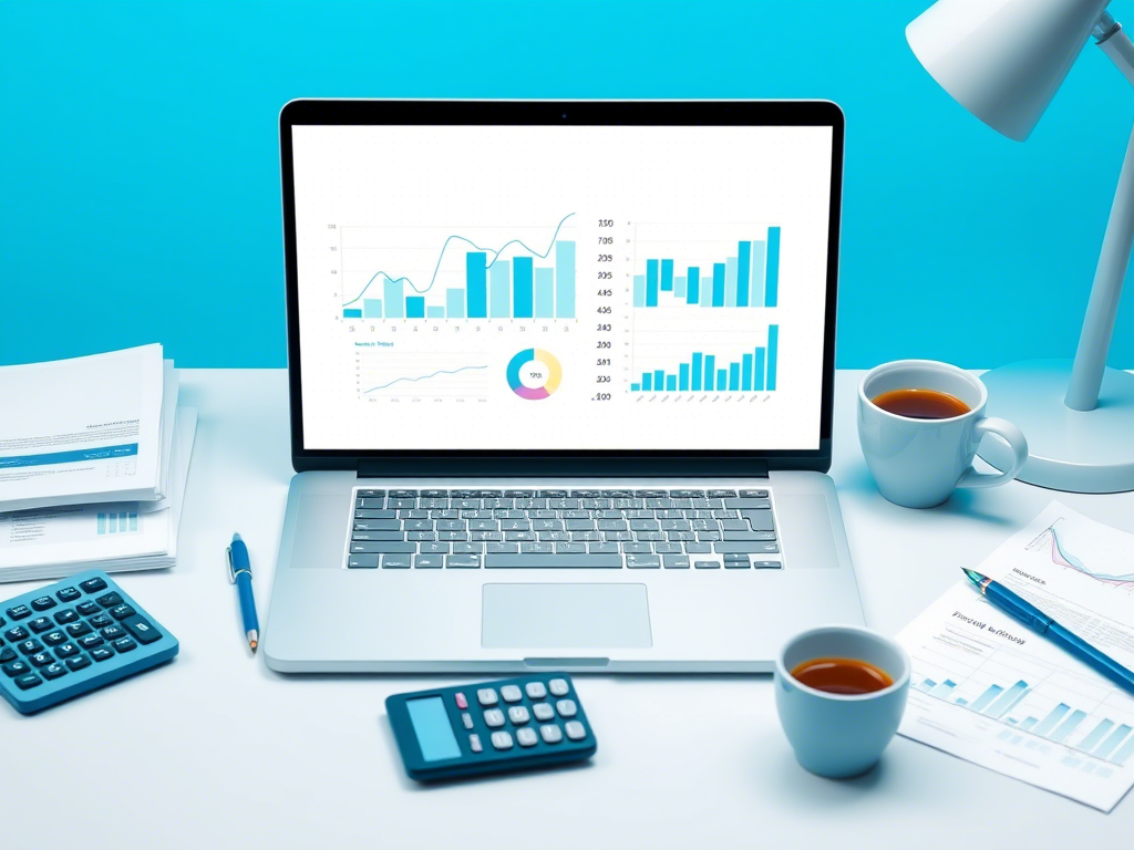 Professional freelance accounting services workspace