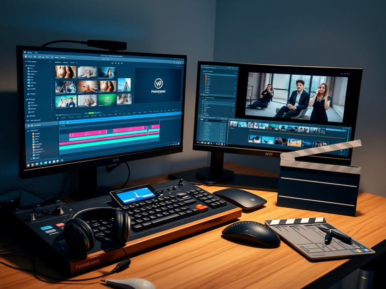 freelance video editing services professional workstation