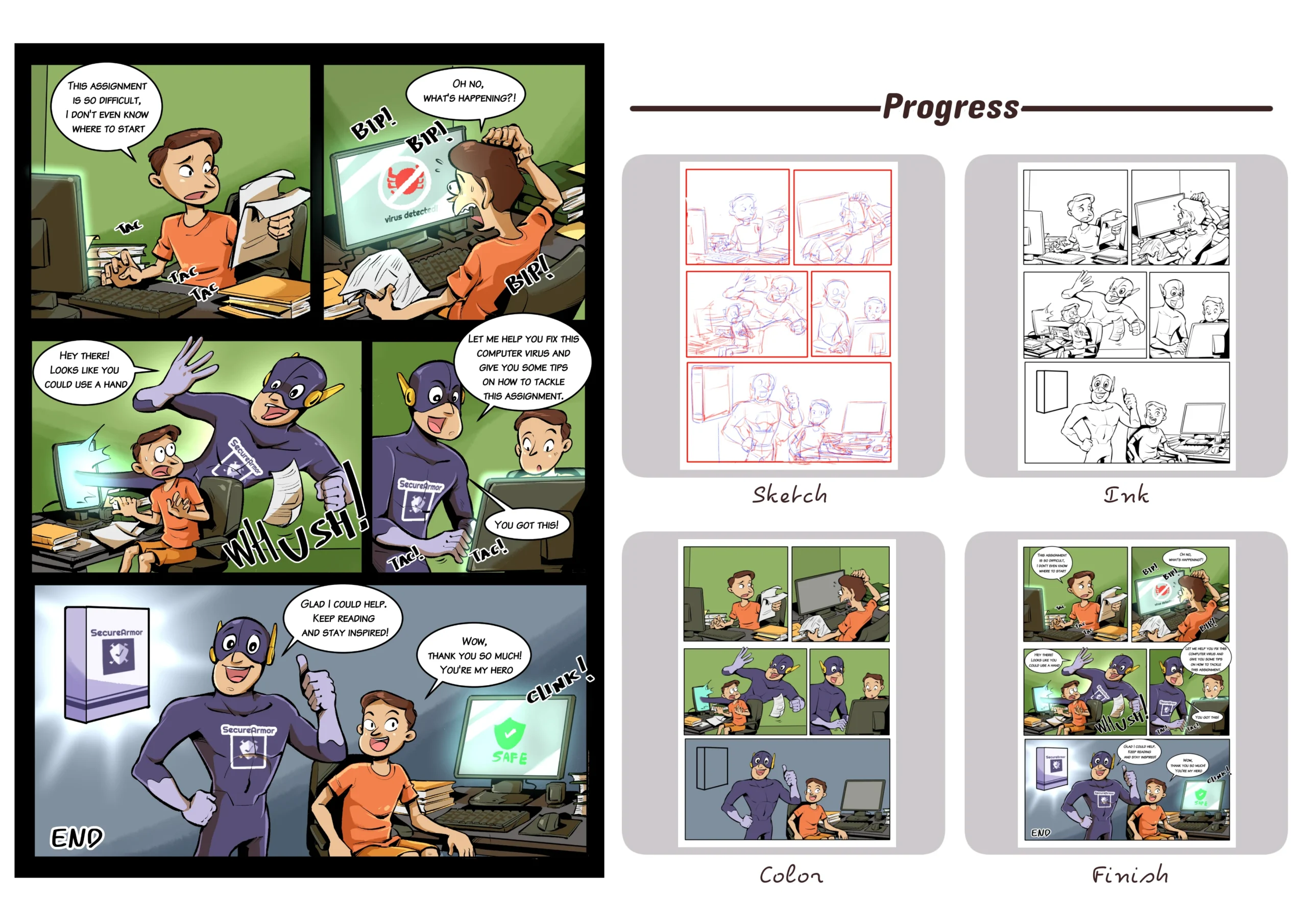 Comic Book Illustration Services