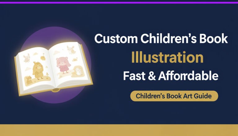 Custom Children's Book Illustration – Fast & Affordable