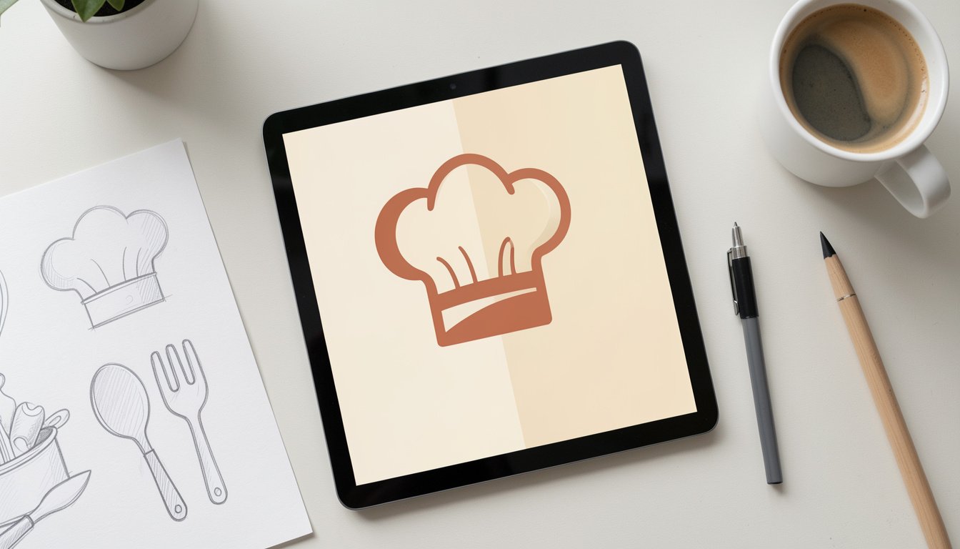 Youtube cooking channel logo